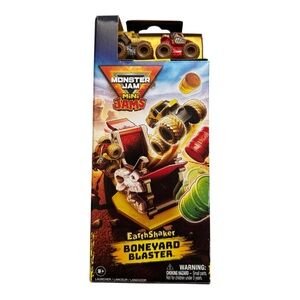 Monster Jam Mini Jams EarthShaker Boneyard Blaster Launcher‎ Playset Spin Master